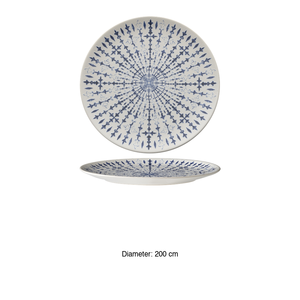 Plato de Postre M1934 con Estampado Giglio Monaco de 20 cm para Restaurante, Suministros para Hoteles, Vajilla al por Mayor - Product Image 3