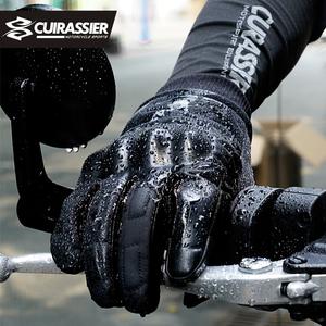 Guantes de Motocicleta para Hombre, Invierno, Gruesos, Aislantes, Impermeables, Compatibles con Pantalla Táctil, Antideslizantes, Material EVA/TPU/PU en la Palma - Product Image 2