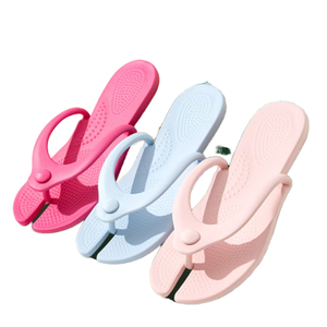 Moins de 1 $, tongs plates en EVA légères de haute qualité, décontractées, de voyage, pliables, pour femmes - Product Image 1
