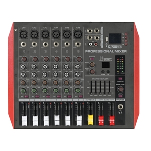 Consola de Mezcla de Sonido Profesional de 8 <span class=keywords><strong>Canales</strong></span> <span class=keywords><strong>7.1</strong></span> USB, Mezclador de Audio Digital Pequeño para Escenario, Hogar, Bar, <span class=keywords><strong>Amplificador</strong></span> de Metal, Reproductor de Música - Product Image 5