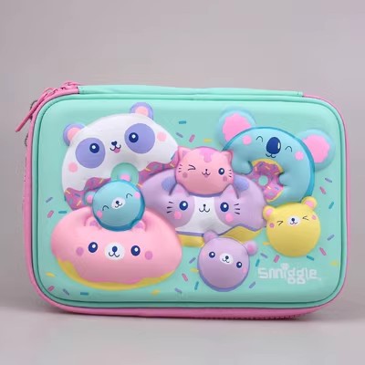 Green multi-head doll stationery box-2215cm