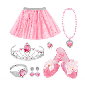 Accesorios de juguete para disfraz de princesa para niñas, juego de <span class=keywords><strong>tocador</strong></span>, juego de rol para niños de 3 a 6 años, regalo Ideal para fiestas de cumpleaños de niñas - Product Image 1