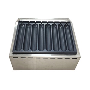 Máquina Comercial Eléctrica <span class=keywords><strong>de</strong></span> Acero Inoxidable con 8 Ranuras para <span class=keywords><strong>Salchichas</strong></span>, Antiadherente, para Hot Dogs y Waffles, 220V, para Tiendas <span class=keywords><strong>de</strong></span> Comida Rápida - Product Image 4
