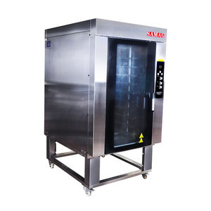 Four rotatif fiable 10+4 plateaux 400*600mm à longue durée de vie avec ventilateur de convection d'air pour 	 Grossistes B2B pour la pâtisserie commerciale - Product Image 1