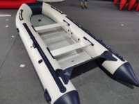 Bateau de pêche sportive gonflable Himax Boat HM-E430 pour 8 personnes, PVC/HYPALON, stable et durable pour les activités nautiques en plein air