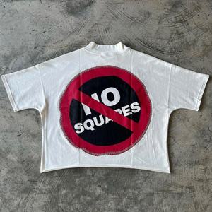 T-shirt surdimensionné à col épais de haute qualité, 100% coton, 300 g/m², lourd, personnalisé, T-shirt ample pour homme - Product Image 2