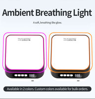 Lampe UV professionnelle pour ongles à 45 LED avec base en acier inoxydable, minuterie 4 vitesses et lumière d'ambiance pour salon et vente en gros