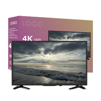 Televisor Inteligente Android LED FHD de 50 Pulgadas, 1080P, Pantalla Plana, para Hogar u Hotel, Montable en Pared