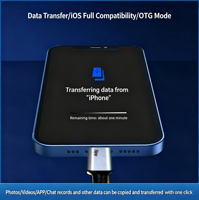 Cable de transferencia de datos para teléfono W237 |   Cable de migración de datos directa de teléfono a teléfono para iOS a iOS/Tipo-C/Micro