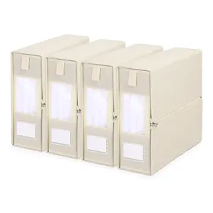 Lưu trữ thùng cho Ga Trải Giường Duvet bao gồm tổ chức hộp vỏ gối ráp dây kéo có thể gập lại bộ đồ giường tổ chức - Product Image 1