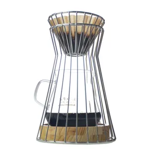 Detachable Stainless Steel Easy Clean Coffee Stand Holder Pour Over Coffee Holder For Dripping Coffee