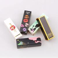 Boîte d'emballage de brillant à lèvres personnalisée, boîte cadeau de luxe, petite boîte de rouge à lèvres de maquillage avec fenêtre