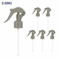 Mini gâchette de pulvérisation en plastique de remplacement pour bouteilles avec boucle de verrouillage rotative, conception anti-déversement pour éviter la pulvérisation accidentelle