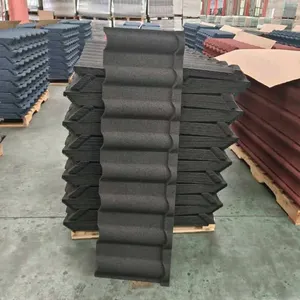 चीन में निर्मित गुणवत्ता सामग्री पत्थर लेपित सीमेंट छत टाइल