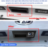 Caméra Arrière de Voiture AHD 1920*1080P pour Audi A4 B8 Q3 Q5 A5 A8 S5 A3 A6 C7 A7