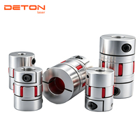Accouplement à mâchoires DETON D20*L25, coupleur d'arbre flexible, alésage 6,35 mm pour moteur pas à pas servo CNC