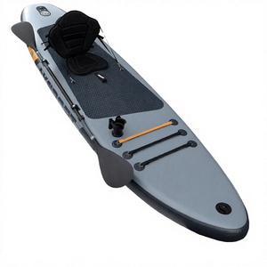 Planche à pagaie <span class=keywords><strong>gonflable</strong></span> AKSPORT <span class=keywords><strong>11</strong></span> |   Système à 3 ailettes en PVC |   Conception extra large de 34 pouces |   Plancher antidérapant |   pour adultes - Product Image 1