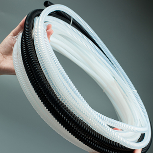 Flexible <strong>Rubber</strong> <strong>Hose</strong> Spiral Ptfe Bellows Durable Ptfe Corrugated <strong>Hose</strong> - Product Image 4