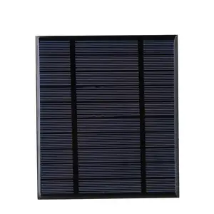 2.5W 500mA 5V太阳能电池板，带PCB背板