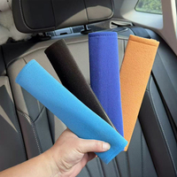 Couvre-ceinture de sécurité de voiture, coussin d'épaule en velours respirant, universel pour voiture, SUV, camion, adapté à Audi VW Subaru