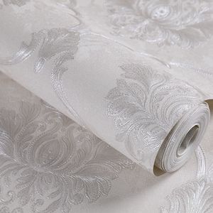Papier peint 3D marron foncé à grandes fleurs européennes en relief pour chambre à coucher, salon, salle à manger, hôtel, papier peint de <span class=keywords><strong>luxe</strong></span> tridimensionnel - Product Image 5