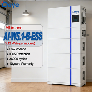 AI-W5.1-B-ESS ออลอินวัน รวมการใช้งานแบตเตอรี่ไฮบริดและ LFP โซลูชันการจัดเก็บพลังงานแสงอาทิตย์ขั้นสูง LiFePO4 - Product Image 2