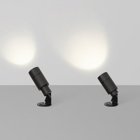Projecteur LED de jardin à piquet, éclairage paysager, zoom réglable, anti-éblouissement, extérieur, IP65, 24V, 6W