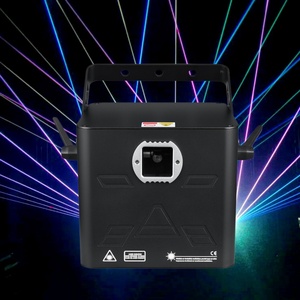 Luz Láser Dj Ilda Dmx de 3W/5W/10W, Precio Económico, Animación RGB, <span class=keywords><strong>Mini</strong></span> Láser para Fiestas, Discotecas, Espectáculos, Iluminación de Escenario, Bar, en Venta - Product Image 1