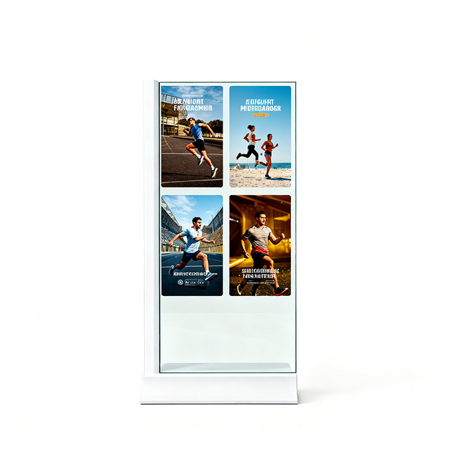 55-inch Self-luminous OLED Transparent Screen Splicing Touch High-definition Exhibition Commercial Display for Elevator Use