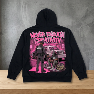 Sudadera con capucha y cremallera para hombre, de algodón 100% negro, de alto gramaje, estilo oversize, de fabricante personalizado, para invierno, ecológica, de forro polar, estilo urbano. - Product Image 4