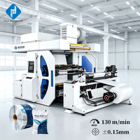 Machine d'impression flexographique 2 couleurs avec unité de séchage électrique, four de 2,2 m à économie d'énergie, presse d'impression de type empilable pour film