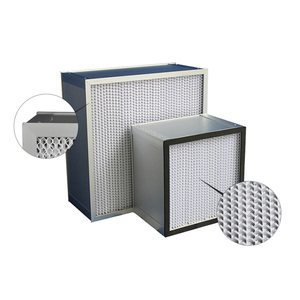 Projecteur de <span class=keywords><strong>filtre</strong></span> HEPA à plissé profond, boîte filtrante industriel personnalisée de bonne qualité, couvercle à flux d'<span class=keywords><strong>air</strong></span> stratifié - Product Image 1