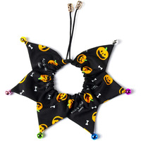 Ensemble de costumes d'Halloween pour animaux de compagnie : collier pour chat et chapeau citrouille en tissu non tissé, accessoires de décoration de fête, fabriqué à Yiwu