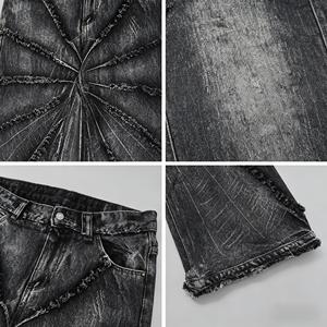 High Quality Custom Oversized Acid Wash Heavyweight 500gsm Black <strong>Baggy</strong> Brand Denim for <strong>Men</strong> Streetwear Fashionable <strong>Men's</strong> <strong>Jeans</strong> - Product Image 3