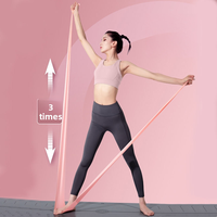 Bandas de Resistencia Elásticas de TPE para Yoga y Fitness, Ecológicas y Duraderas, para Entrenamiento de Hombros y Espalda, y Ejercicios de Estiramiento