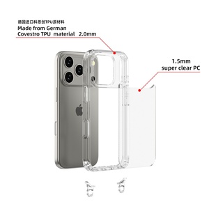 <span class=keywords><strong>Coque</strong></span> en TPU transparente de qualité supérieure avec lanière réglable pour modèles <span class=keywords><strong>iPhone</strong></span> 17pro 16 15 14 13 <span class=keywords><strong>12</strong></span> 11 Pro Max <span class=keywords><strong>Mini</strong></span> SE2020 Plus - Product Image 2