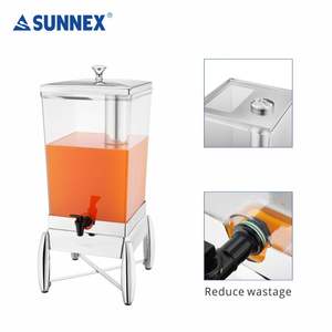 Base d'acier inoxydable de distributeur de boisson de gamme de Sunnex Verona avec le conteneur de PC - Product Image 4