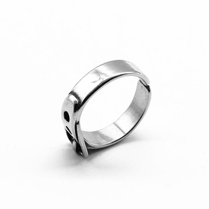 yunnique Fashionable Titanium Steel <b>Open</b> <b>Ring</b> Geometric Design Men Women Jewelry Gift - Product Image 3