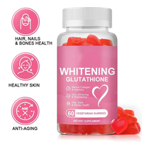 Complément Éclaircissant Gummies Glutathion Collagène Produits de Beauté Gummies au L-Glutathion Gummies Éclaircissantes pour la Peau