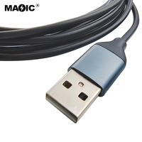 Kabel Adaptor Ponsel ke HDMI 3 in 1, Desain LOGO OEM Terbaru, 2M 4K 60Hz USB-C Tipe C Micro Usb Android