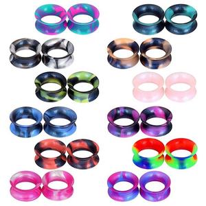 Soft Silicone <b>Ear</b> <b>Plugs</b> Pearl Mixed Color Tunnel <b>Plug</b> Earrings Silicone <b>Mold</b> <b>Ear</b> <b>Plugs</b> Gauge Piercing - Product Image 4
