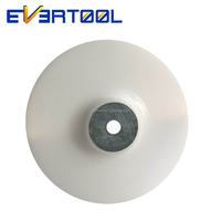 EVERTOOL Plaque de support en plastique 125mm Support de disque en fibre 5/8 UNC pour meuleuse d'angle