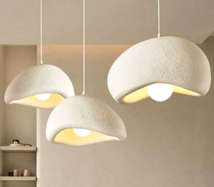 Lámpara Colgante Moderna Minimalista Nórdica con Forma de Nido de Pájaro para Isla de Cocina, Lámpara Colgante Blanca Estilo Wabi Sabi para Decoración de Bodas - Product Image 2