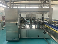 Machine d'étiquetage à colle thermofusible haute vitesse pour bouteilles d'eau minérale et de boissons, étiqueteuse enveloppante pour bouteilles, contrôle PLC