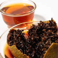 Xiao Qing Gan Premium avec Pu'er mûr, goût doux, sans amertume, arôme frais d'agrumes, vente en gros, thé Pu'er Xioaqinggan