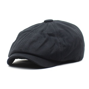 Boinas de Algodón Unisex de Moda, Gorra Retro Clásica de Color Sólido, Sombrero Octogonal de <span class=keywords><strong>Pintor</strong></span> - Product Image 5