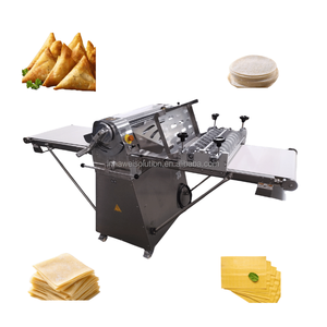 Laminoir à pâte électrique en acier inoxydable avec coupe-pâte pour la préparation et la découpe de pâte à <span class=keywords><strong>pain</strong></span> <span class=keywords><strong>au</strong></span> <span class=keywords><strong>chocolat</strong></span> en boulangerie - Product Image 6