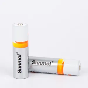 Sunmol 최고의 가격 공장 직접 OEM Sunmol 1.2v ni-mh 2500mah AA AAA C D 9V 충전식 배터리 디지털 카메라