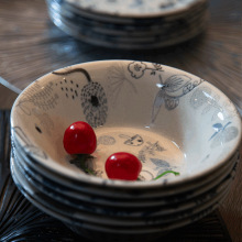 Factory Direct Price Contemporary Popular Household Hotel Ceramic Stoneware Eco-Friendly Oven Dishwasher Safe <b>Dinnerware</b> <b>Sets</b> - Product Image 6