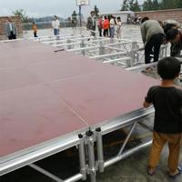 Plate-forme de scène préassemblée Support de sol en aluminium durable pour les spectacles de piste de danse en plein air